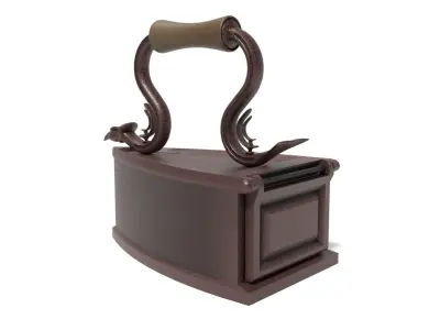 Old rusted iron 3D model
