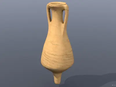 Beltran-IIB type Amphora Low-poly 3D model