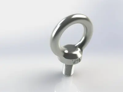 Eyebolt M10 3D model