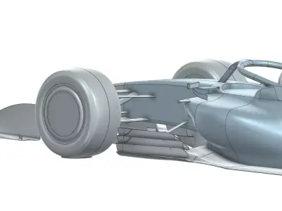 F1 2026 RB22 Full Car CFD Model 3D model