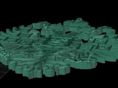 Gerb 6 coat of arms of the Russian Empire 3D print model