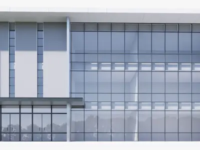 warehouse and office Low-poly 3D model by memar-allahyarov