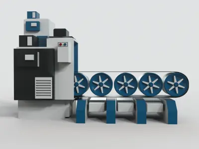 Conveyor Belt 3D model order