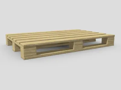 CC0 - Wood Palette Free low-poly 3D model