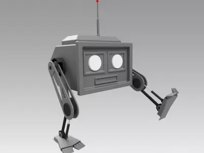 Mini robot 3D model order