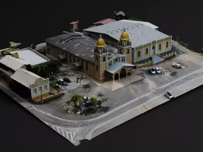Brazilian Historic Church - Imarui 3D Scan 3D model