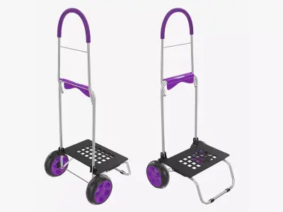 Utility foldable cart 3D model