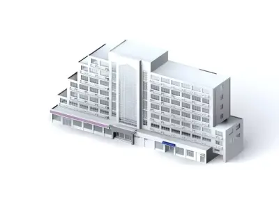 Office Building 3D model 24