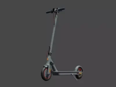 High-Quality Generic Electric Scooter 3D Model 3D model