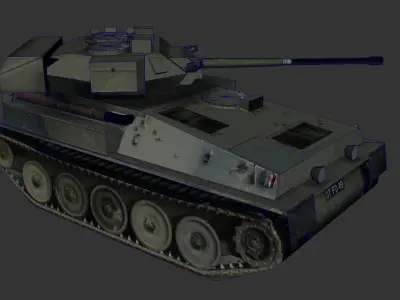 Scimitar FV107 Low-poly 3D model