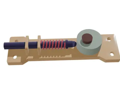 Radial Cam 3D model