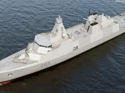 Frigate Type 31 Polish Navy 3D model