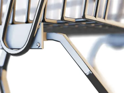 Shopping Cart  Low-poly 3D model