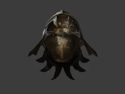 Dragon Helmet Free low-poly 3D model