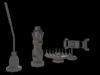 industrial Robots smaller 3D model