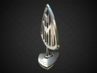 maybach logo 3D model by 3dlogoman