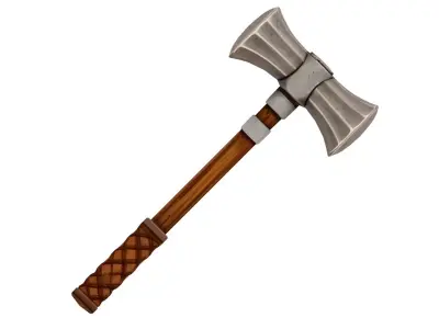 Stylized Medieval Hammer Low-poly 3D model