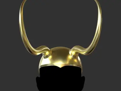 Classic Loki Helmet - Loki Series 2021 3D model