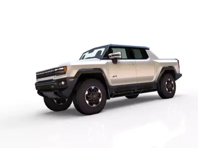 HUMMER EV Low-poly 3D model