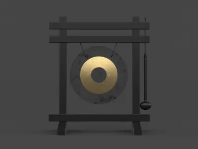 Table Gong Collection 3D model