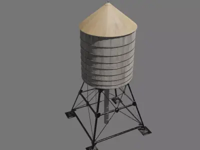 Water Tank Free 3D model