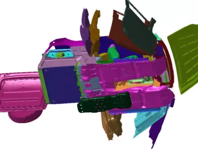 Toyota FJ Cruiser  2013 Vehicle 3d scan model 3D model 3D model