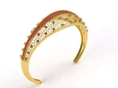 Art Deco Bracelet 49 3D print model