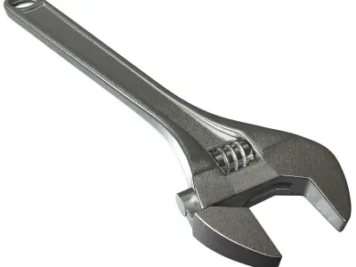 Adjustable Spanner 3D model order