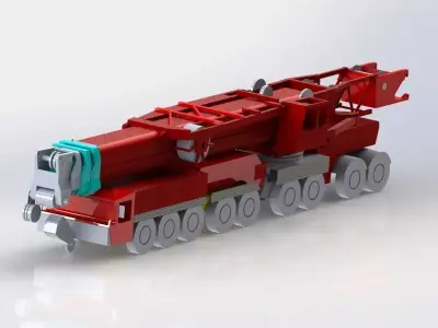 Crane toy Free 3D model