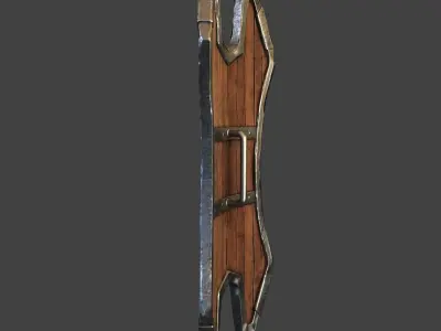 Shield wood 3D model