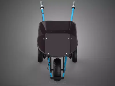 ELECTRIC THREE WHEEL RIM HUB MOTOR WHEELBARROW ENGINE BARROW KIT 3D model