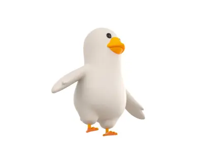 Character067 Goose 3D model