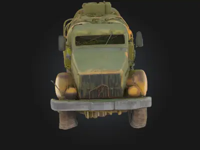 Military Fuel Tanker Model  Tactical Logistics on Wheels 3D model