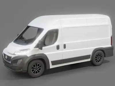 Fiat Ducato Panel Van 3D model