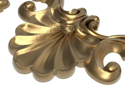 decorative pattern ready for 3D printing 3D model