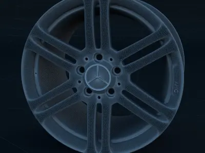 Mercedes Benz AMG Rim 3D model