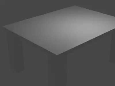 table Free 3D model buy