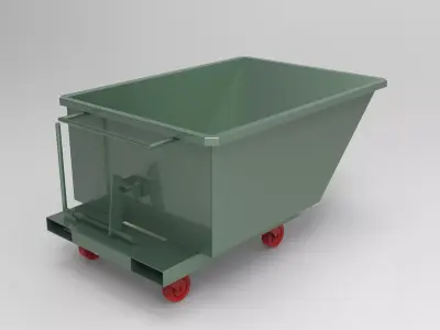 chips waste container 3D model