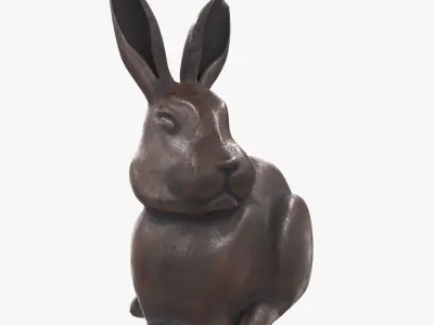 Rabbit Statue  3D model