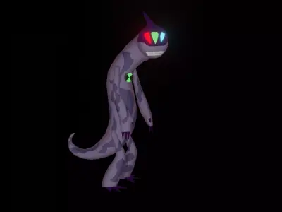 Ben 10 - Chamalien Low-poly 3D model