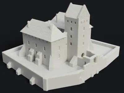 Medieval Castle of Trakai 3D print model