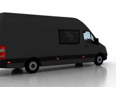 Mercedes Benz Sprinter L3H3 2015 Crew Van UK 3D model