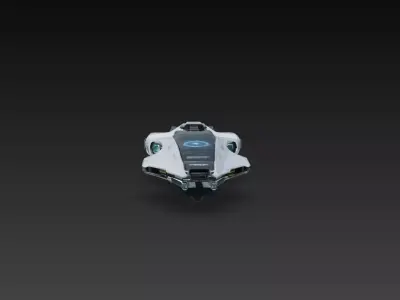 Sci-Fi Recon Scout Drone Ship 3D Print STL 3D print model