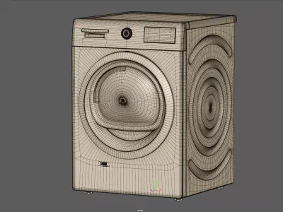 Washing Machine 3D model get