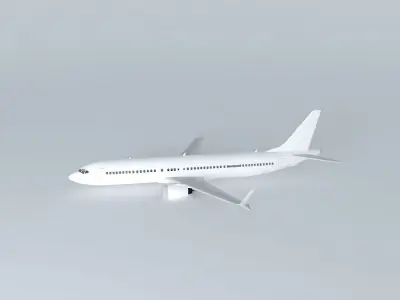 Template - Boeing 737 MAX 9 Free 3D model