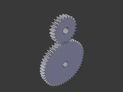 GEARS 3D model by fabn3d