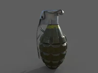 F1 Grenade 3D model
