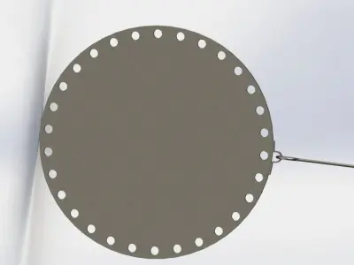 manhole cover 3D model