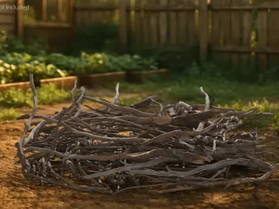  Dry Brushwood Pile Brown 