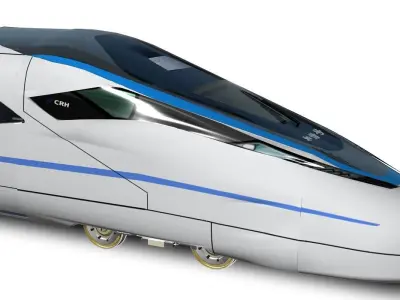CRH 380D Locomotive 3D model